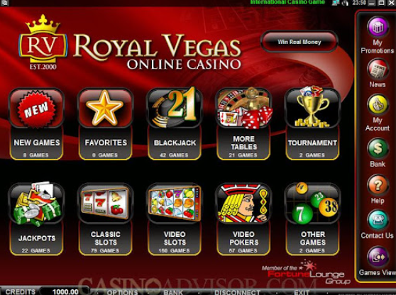 Royal Vegas onlayn kazino