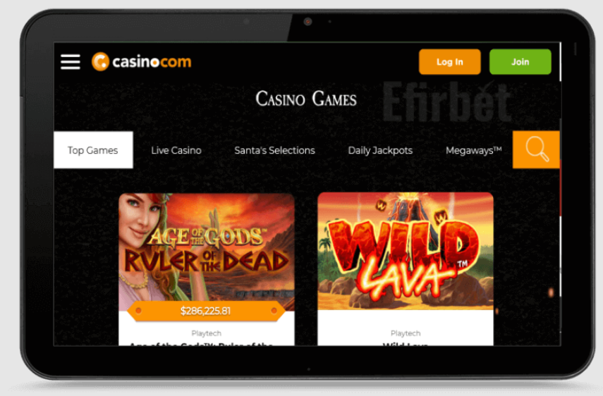 casino.com бездепозитный бонус