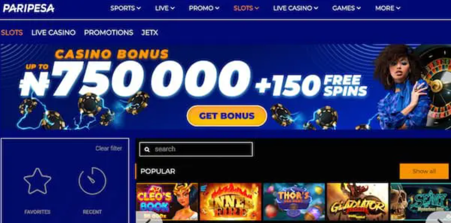 paripesa casino бездепозитні бонусні коди